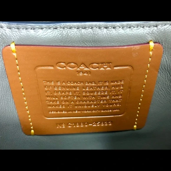 NWT Coach 1941 Swagger Chain Crossbody in Chambray - Picture 11 of 12